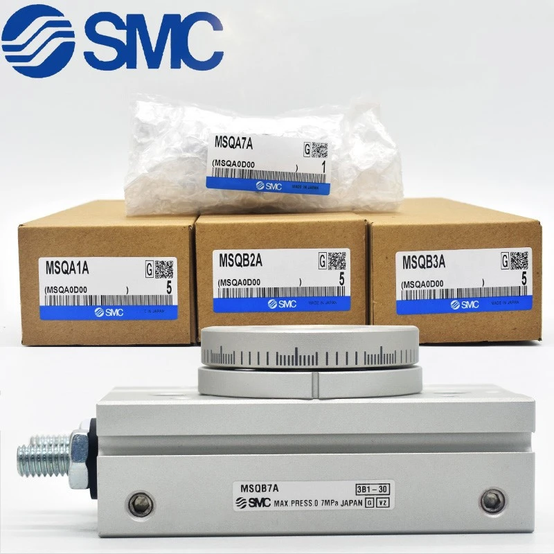 MSQA MSQA10A MSQA20A MSQA30A MSQA50A SMC Original High Precision Pneumatic Rotary Table cylinder rack&pinion type