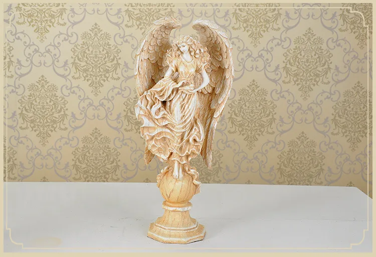 European-style peace angel figure statue resin character sculpture wedding desktop living room ornaments Home decoration a1046