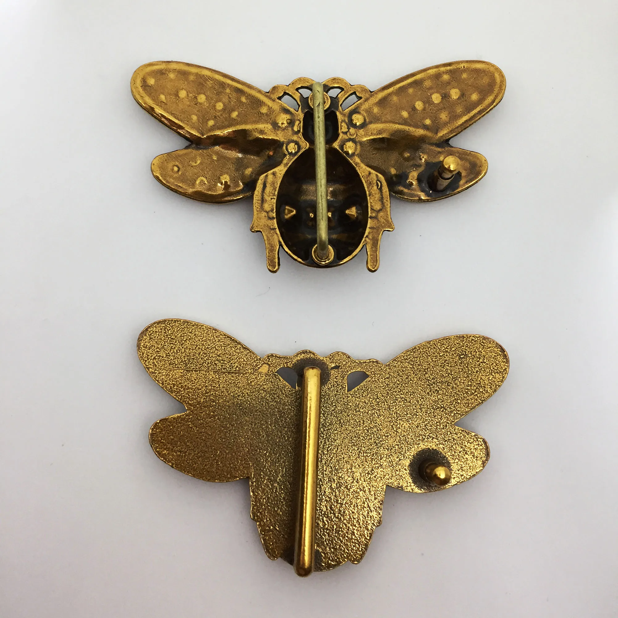 3.5/4cm Bee Belt Buckle for Girl Fashion Diamond Buckle on Belt metal hardware Womens buckles Accessories DIY Leather Pin Buckle