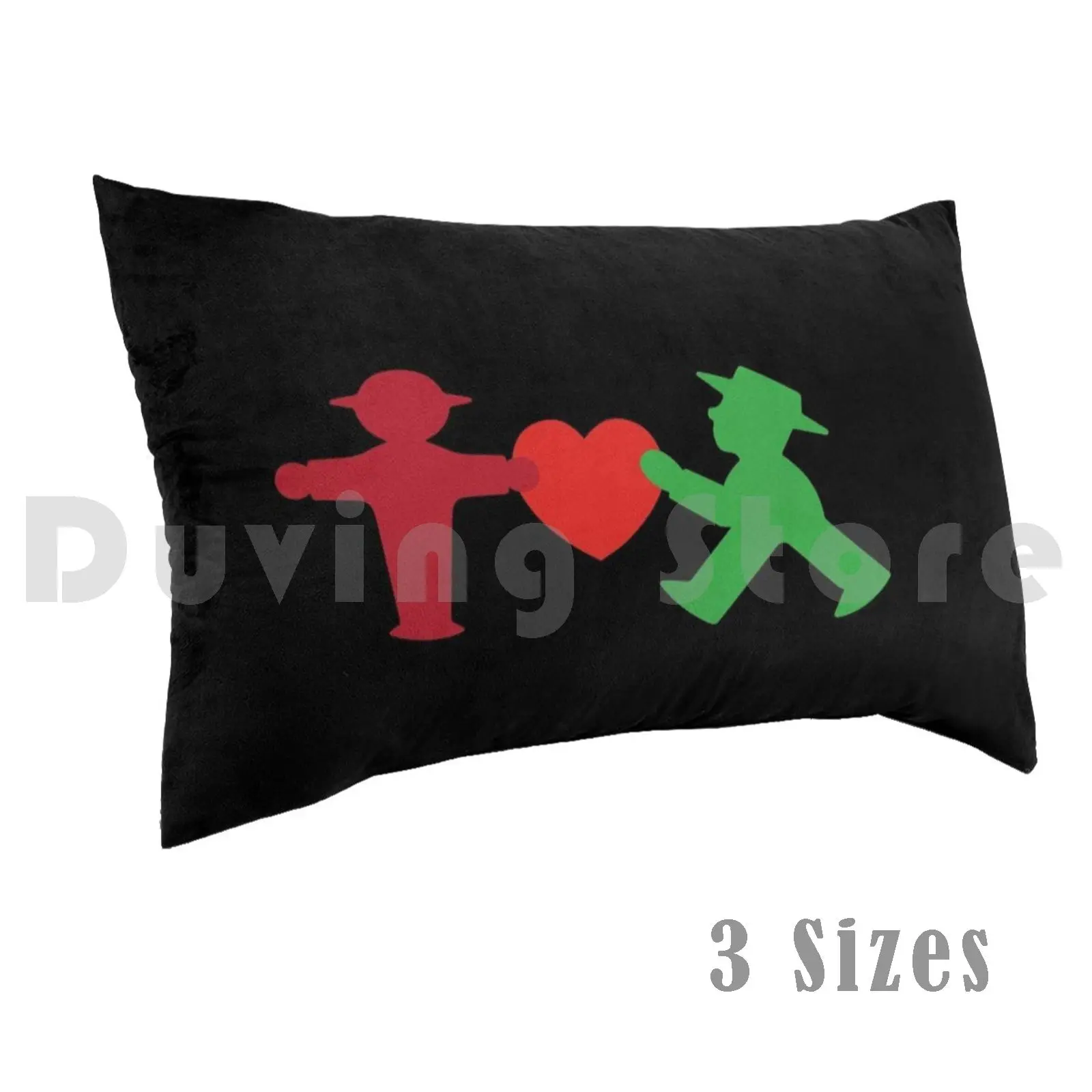 Ampelmanchenn Love Pillow Case Printed 50x75 Ampelmann Ampelmanchen Crosswalk East Germany Street Traffic