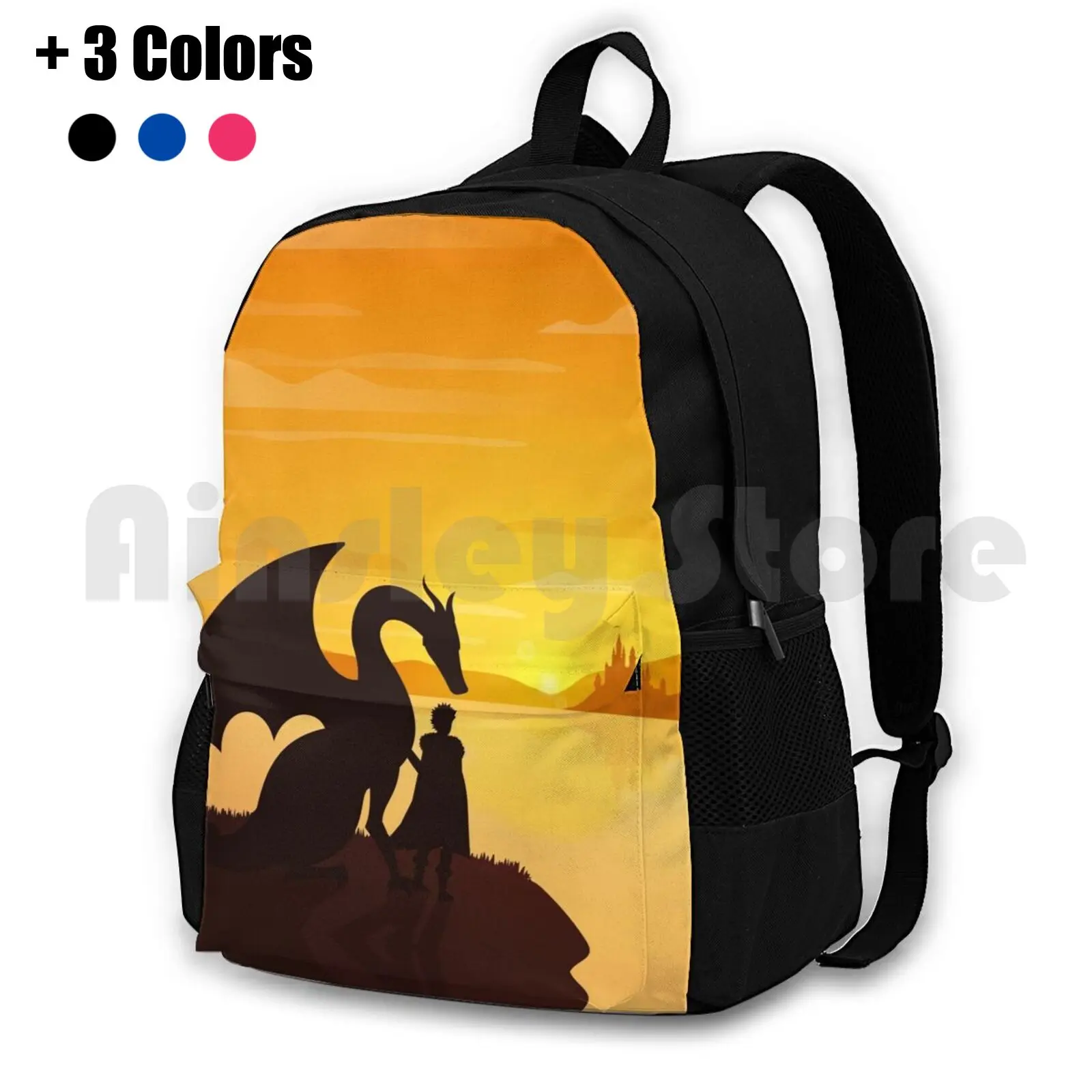 Dragon King Bakugo Landscape Outdoor Hiking Backpack Riding Climbing Sports Bag Bakugo Katsuki Katsuki Bakugo Bakugou Boku No