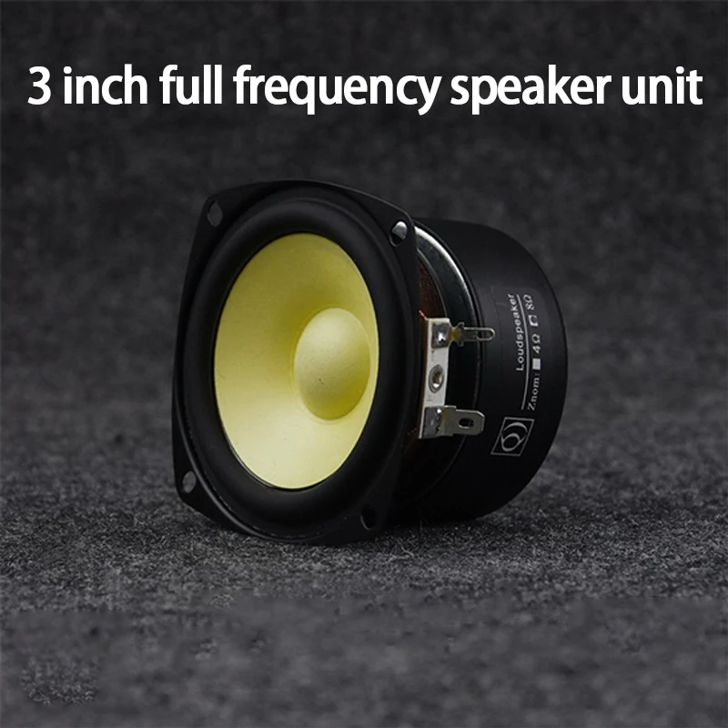 

KYYSLB 8-15W 4-8ohm 3 Inch High Fidelity Full Frequency Speaker Fever Treble Speaker Delicate Midrange and Bright Bass Speaker