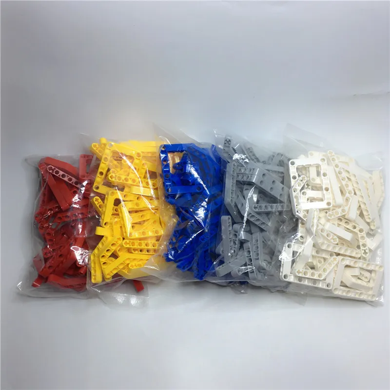 

40Pcs/Lot Technical Parts Set Arm Beam Frame Connector Pin Parts Bulk MOC Toys for Children Compatible for High-Tech Blocks Cars