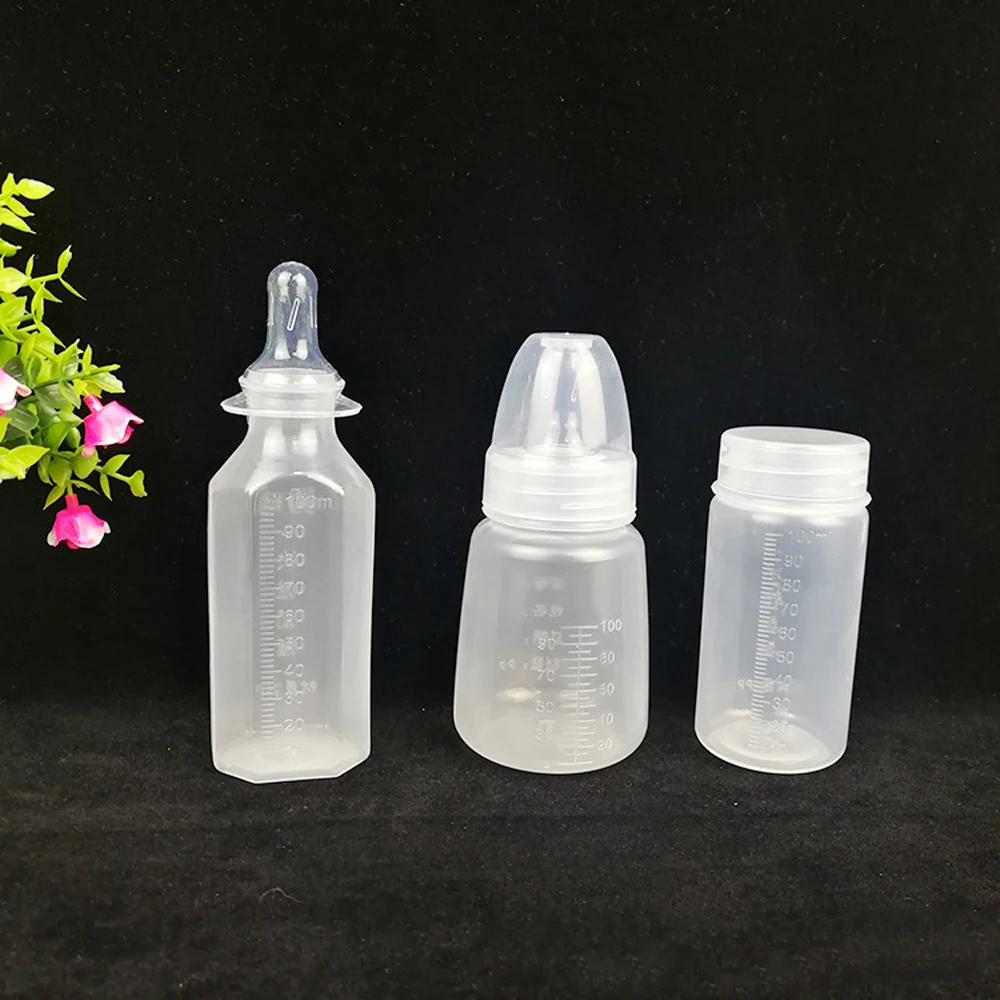 

Baby Feeder 60-200ML Newborn Portable Feeding Nursing Bottle PP Safe Infant Nursing Nipple Care Feeder Fruit Juice Milk Bottles