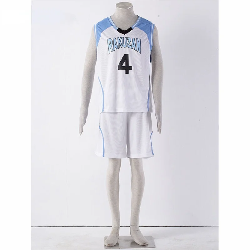 

Costume Anime Kuroko no Basuke RAKUZAN School Basketball Uniform Clothes Akashi Seijuro Sport Cosplay Costume