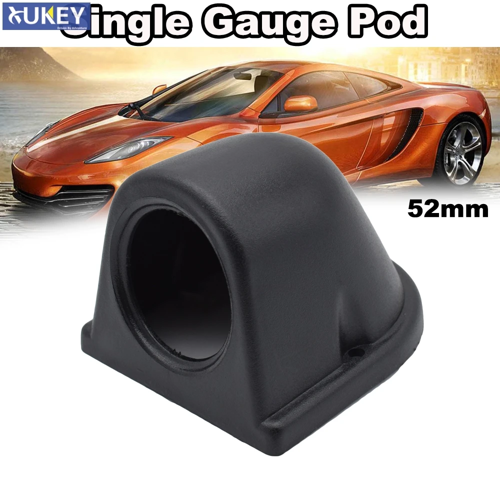 

Universal Car 52mm 2'' Single Gauge Pod For Turbo Boost Gauge Volt Oil Water Temp Pressure PSI Air Fuel Ratio Tachometer Vacuum