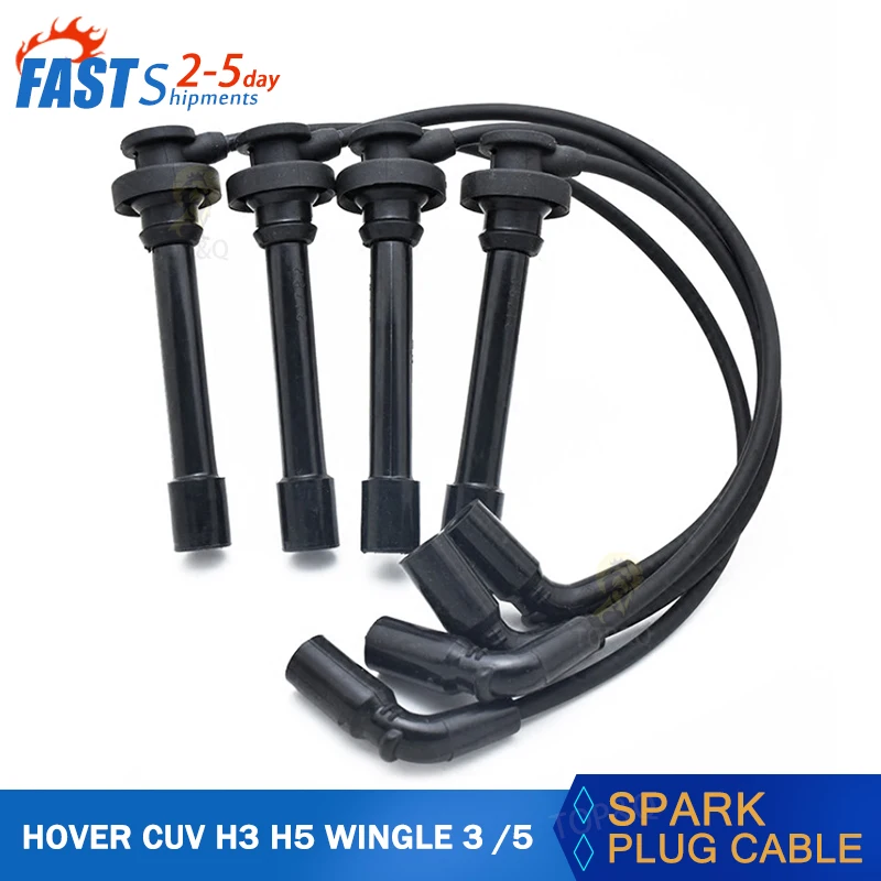 

Spark plug cable Fit for Great Wall Haval cuv H3 H5 WINGLE3 5 Gasoline 4g63 4g64 4g69 engine car accessories