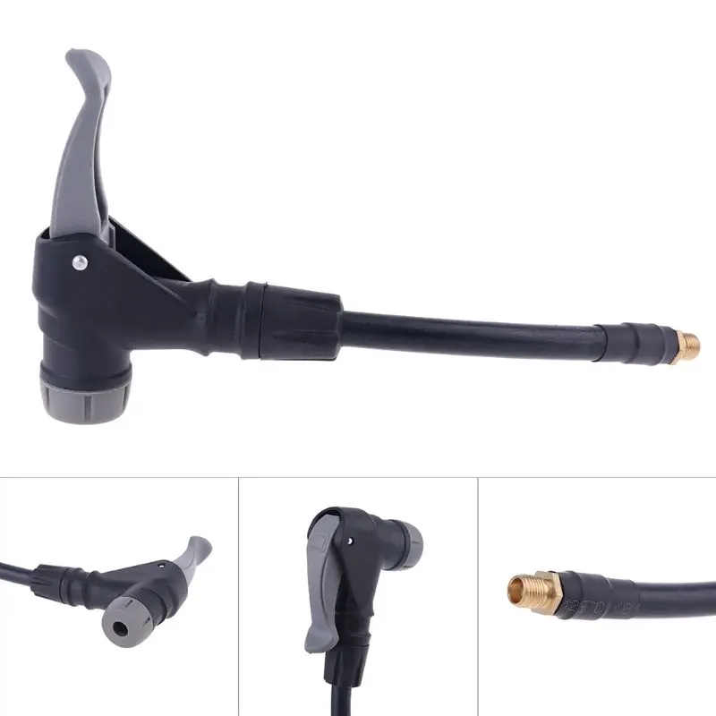 Imagem -04 - Adaptador de Mangueira de Inflador de Pneus Tubo de Extensão de Compressor de Carro com Fecho Giratório