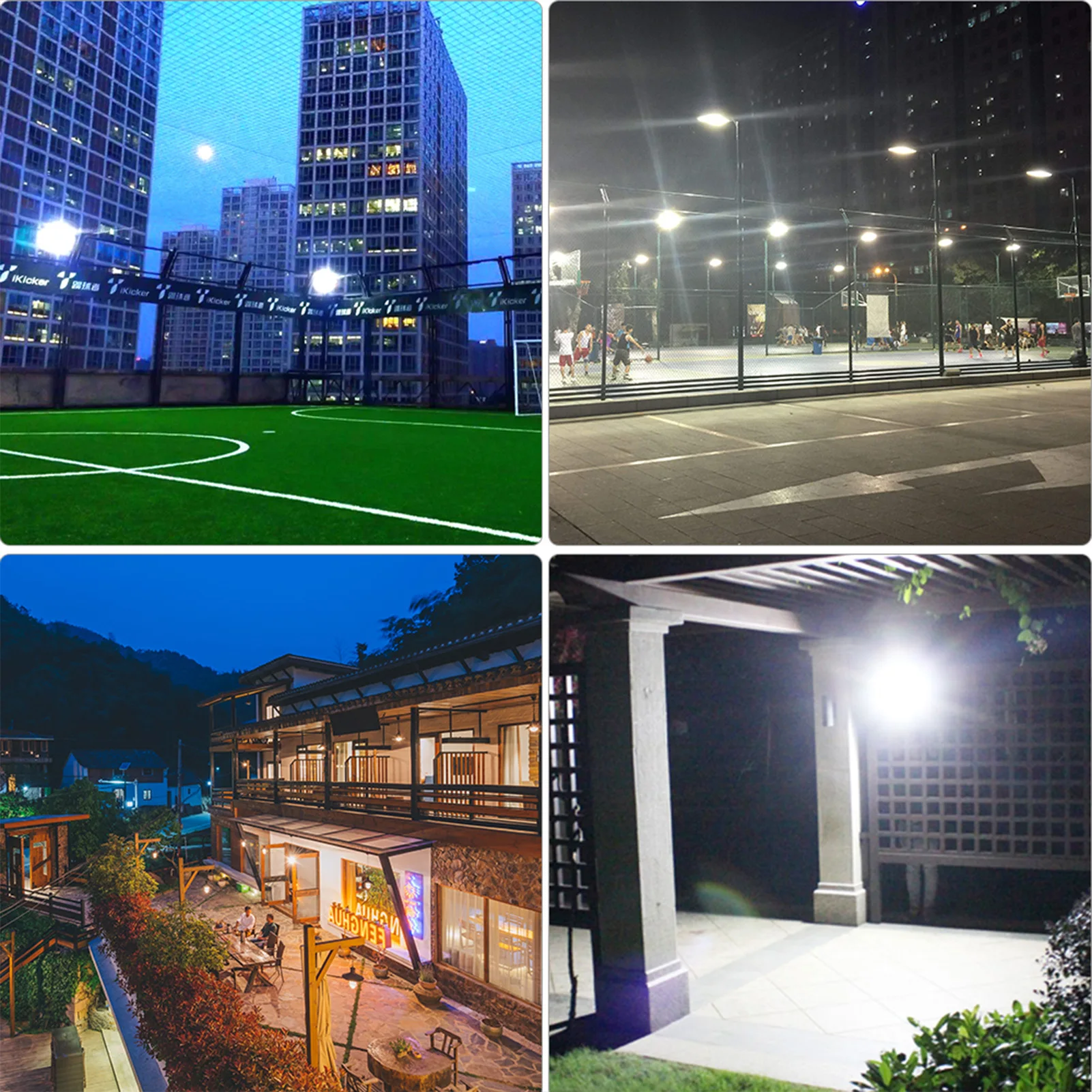 LED Lumière D'inondation 10W 20W 30W 50W 220V Blanc Froid Projecteur Imperméable Extérieur Lumineux Superbe Projecteur Livraison Directe En Gros