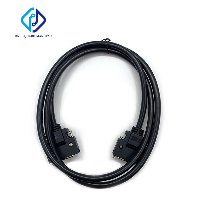 SCSI Line HPCN36 Male To Male 1.5 Meters Pierced/Welded Cable Wire Female Head Iron Shell Type