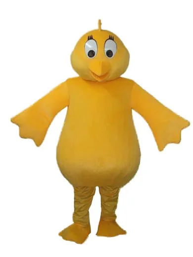 Design de moda grande barriga amarelo frango mascote traje adulto festa de aniversário fantasia vestido halloween cosplay roupas de natal