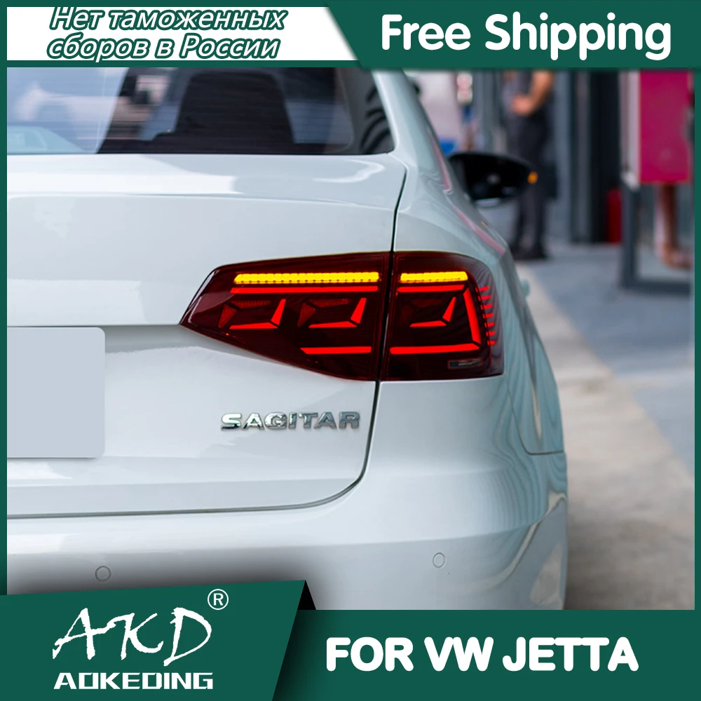 

Tail Lamp For VW Jetta 2015-2018 Jetta Mk6 Tail Lights Led Fog Lights DRL Daytime Running Lights Tuning Car Accessories