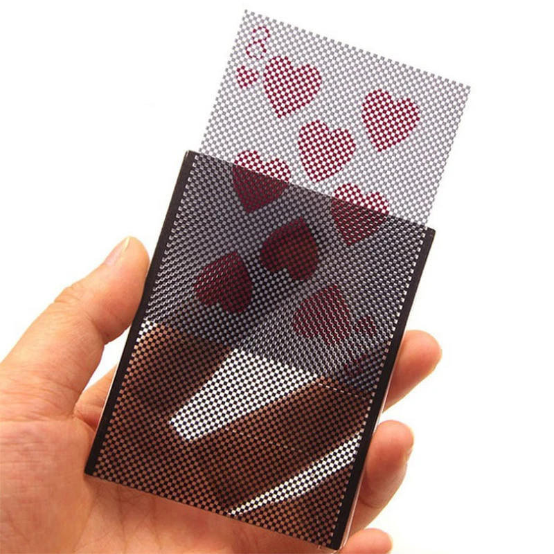 Funny WOW Poker Card Magic Trick  WOW Card Wonderful Vanish Illusion Change Sleeve Close-Up Street Magic Tricks