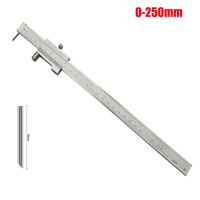 0-250mm Marking Vernier Caliper Carbide Scriber Stainless Steel Parallel Marking Vernier Caliper Marking Gauge Tool