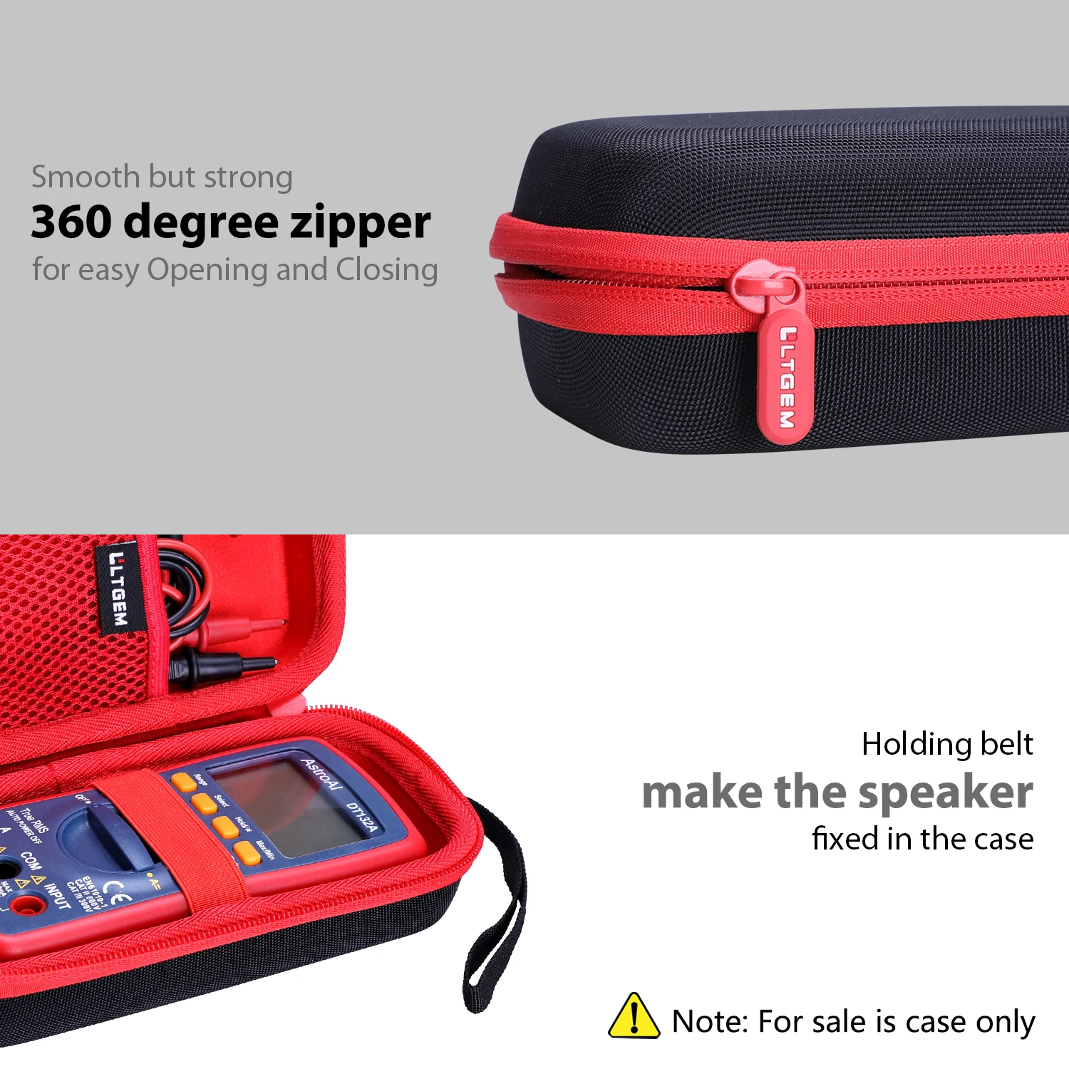 LTGEM EVA Hard Case für Digital-Multimeter Volt Meter (für 4000 Zählt)