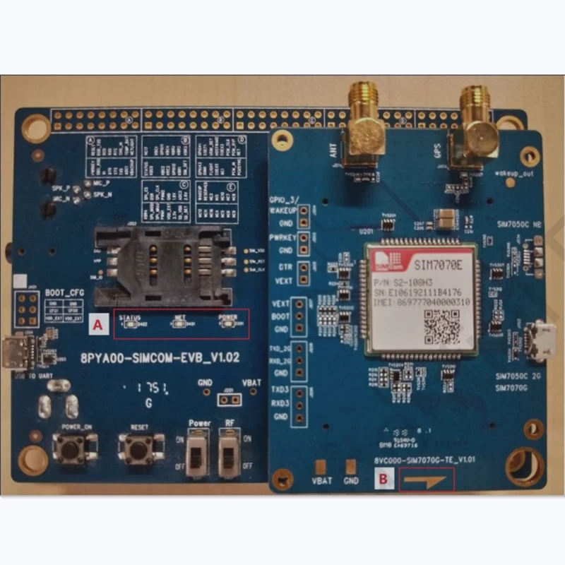 SIMCOM SIM7070E development board CAT-M NB-IoT GPRS module compatible with SIM7000/SIM800F/SIM900 100% New&Original module weld