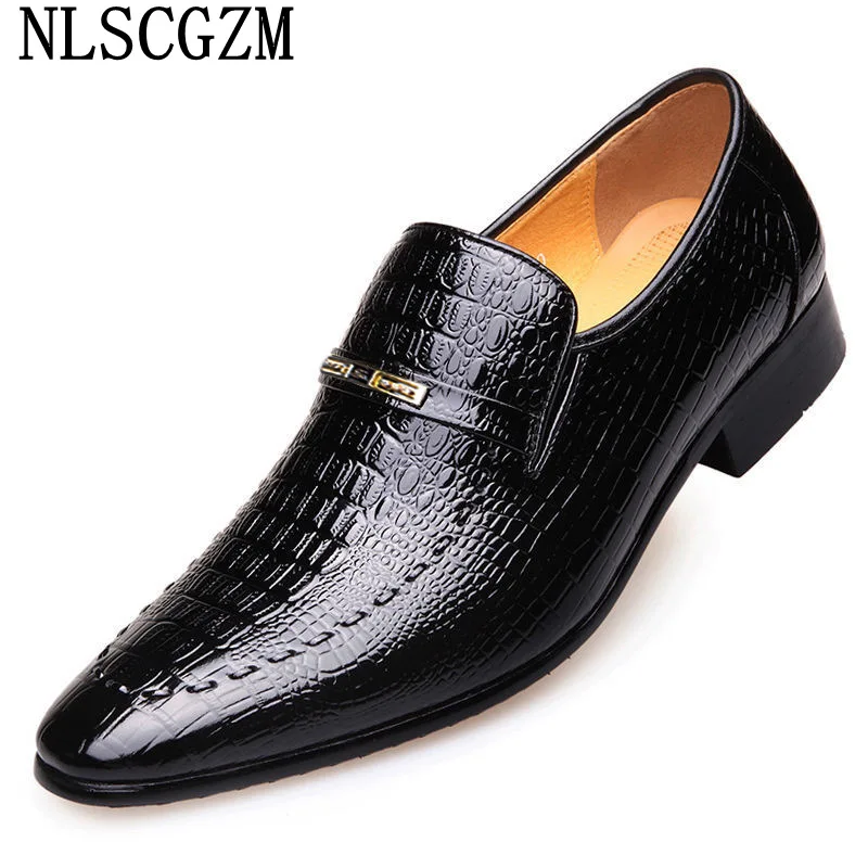 

Мокасины мужские классические кожаные, итальянская крокодиловая обувь для офиса, Формальные туфли, 2024