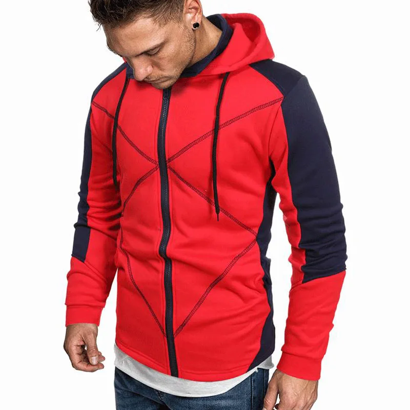 

Men's Hoodies Sweatshirts 2021New Casual Slim Oversized Hoodie Men Sweatshirt Full Sleeve Hooded Zipper Cardigan Tracksuit Men