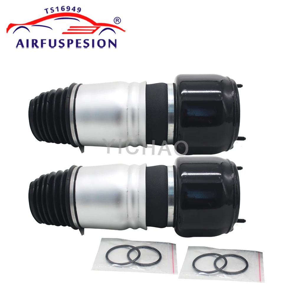 Pair For Mercedes Benz W211 Front Air Suspension Spring Bag with Dust Cover 2113206013 2113205413 2113205513