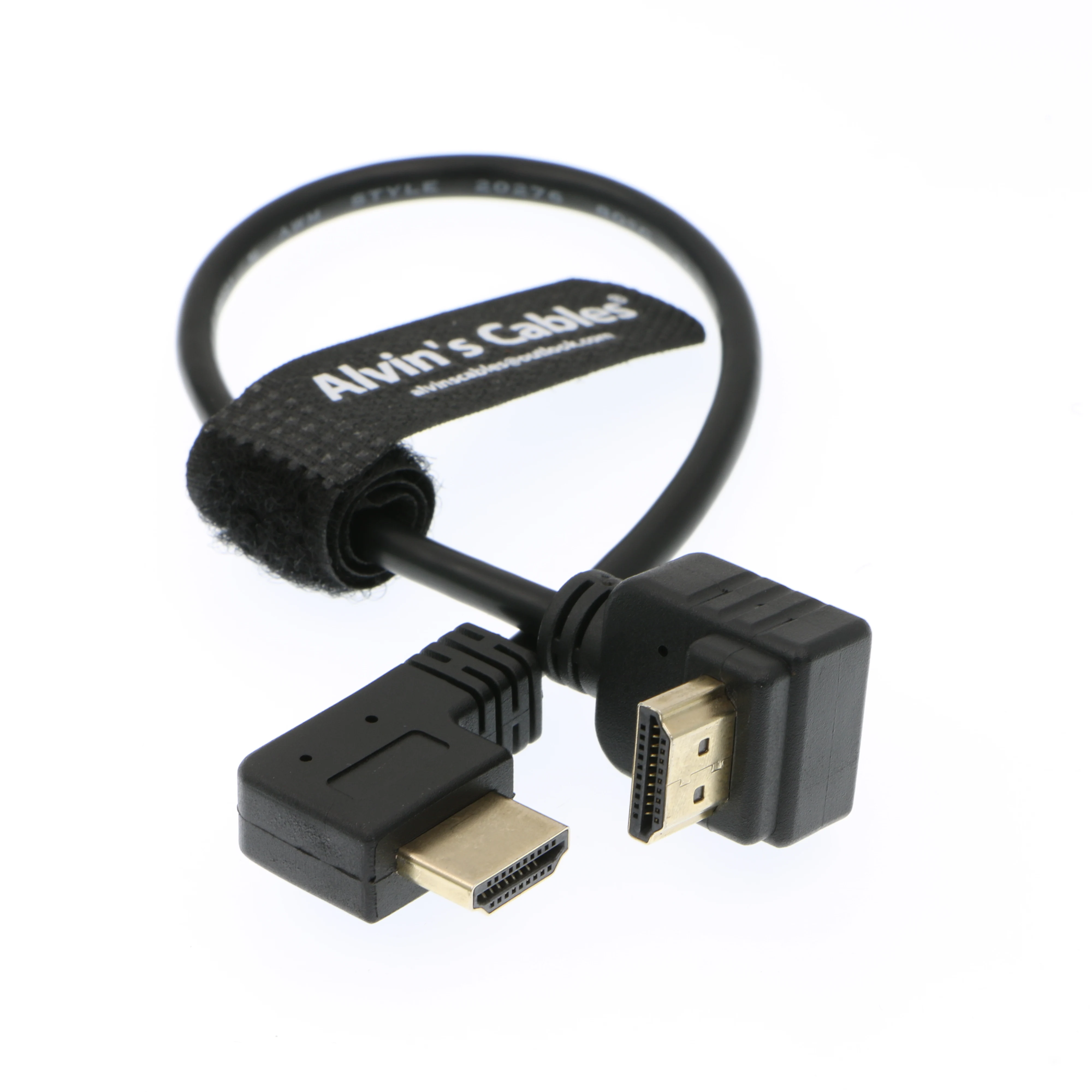 Alvin's Cables Z CAM E2 L Shape 2.0 HDMI-compatible Cable for Portkeys BM5 Monitor 90 Degrees up to Right Angle Down