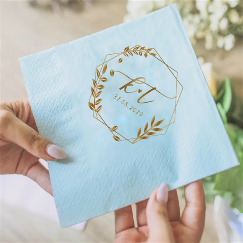 Lunch Personalized Napkins, Bedruckte Servietten Baptism, Custom Wedding Napkins, Monogramed Napkins, Modern Baby shower