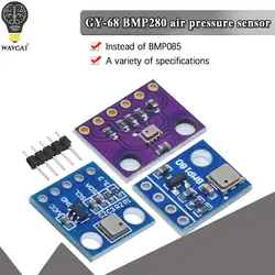 WAVGAT GY-68 GY-63 BMP180 BMP280 GY68 Digital Barometric Pressure Sensor Board Module compatible with BMP085 MS5611 For Arduino