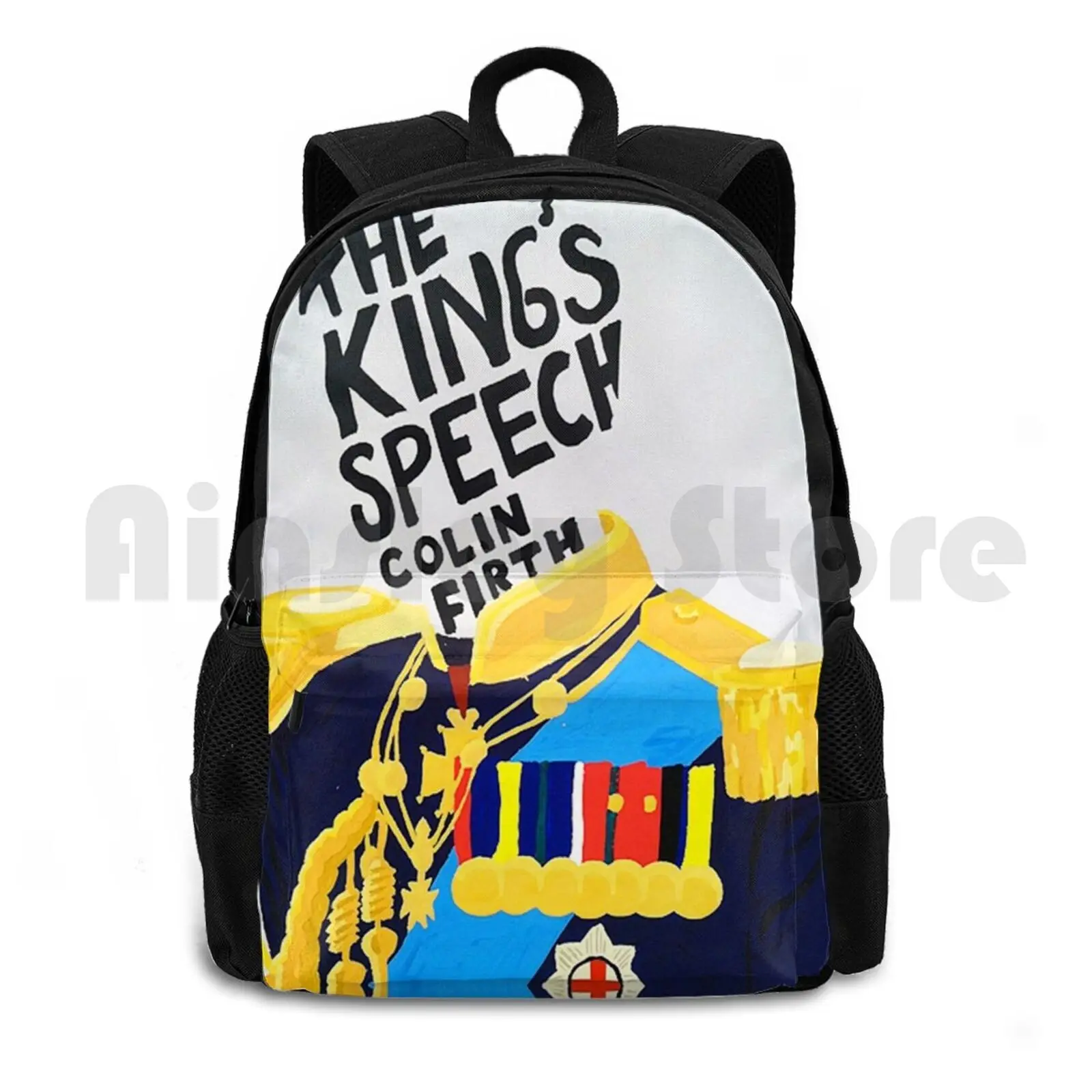 The King's Speech Outdoor Hiking Backpack Riding Climbing Sports Bag The Kings Speech Kings Speech Colin Firth Movies Film