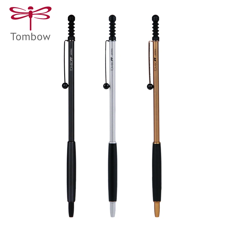 

1pcs TOMBOW BC-ZS Mini Slim Ballpoint Pen ZOOM707 Limited Black Core 0.7mm Ballpoint Pen Slim Metal Pen Holder