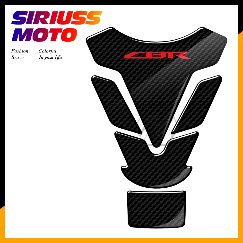 

3D Carbon Look Motorcycle Tank Pad Protector Decal Stickers Case for Honda CBR600RR CBR900RR CBR959RR CBR Tank Sticker