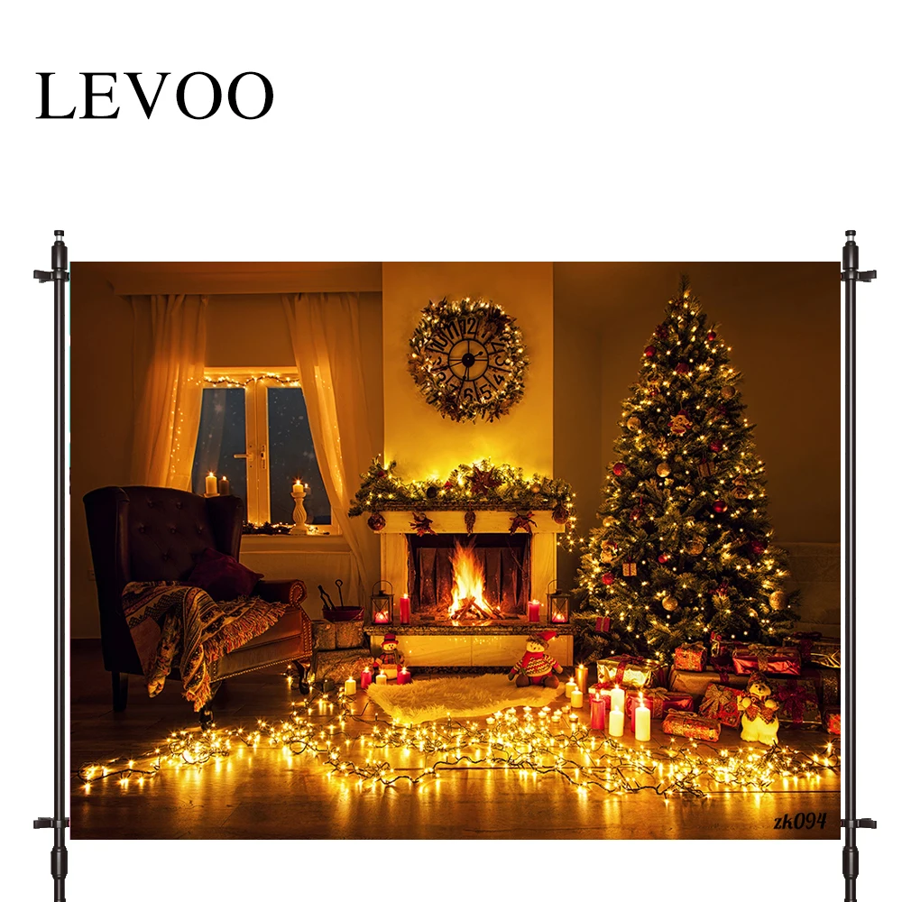 

Задний фон для фотосъемки LEVOO с надписью "Merry Christmas светильник