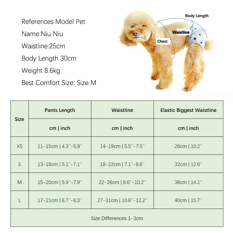 Girl Princess Sanitary Pant For Dogs Comfort Cute Small Medium Animal Puppy Chihuahua Poodle  Physiological Pants Accessories