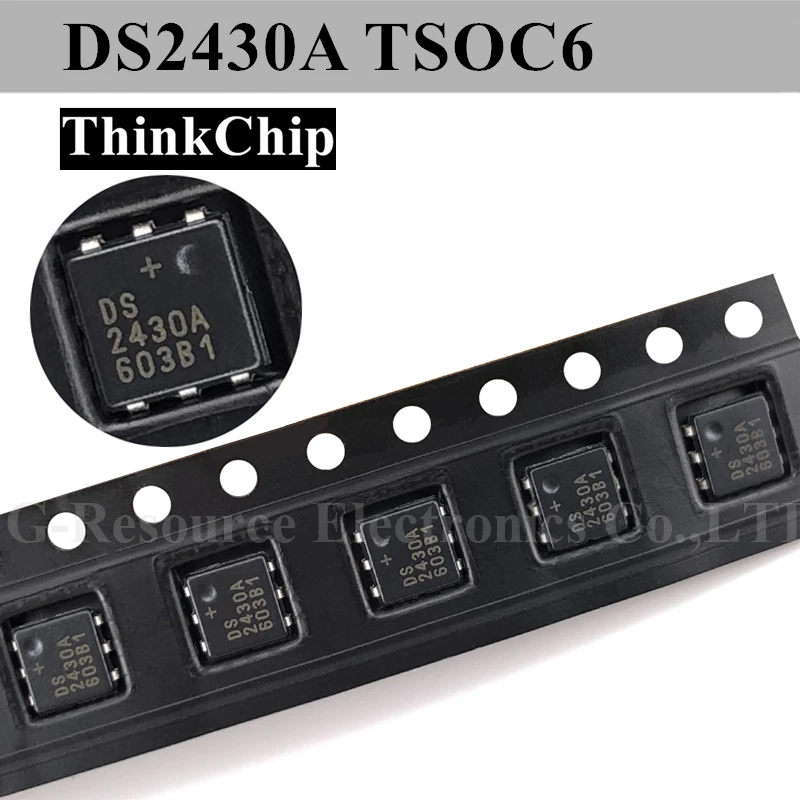 

DS2430 DS2430AP+T&R DS2430A TSOC-6 One-time Programmable Application Register