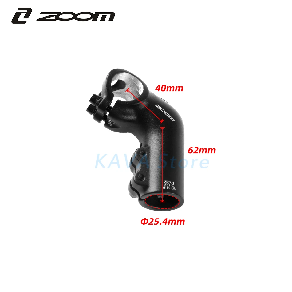 

ZOOM Child Bike Handlebar Rise Ultralight C614 25.4mm Mountain Bicycle Stems City Bike Stem Bike Parts