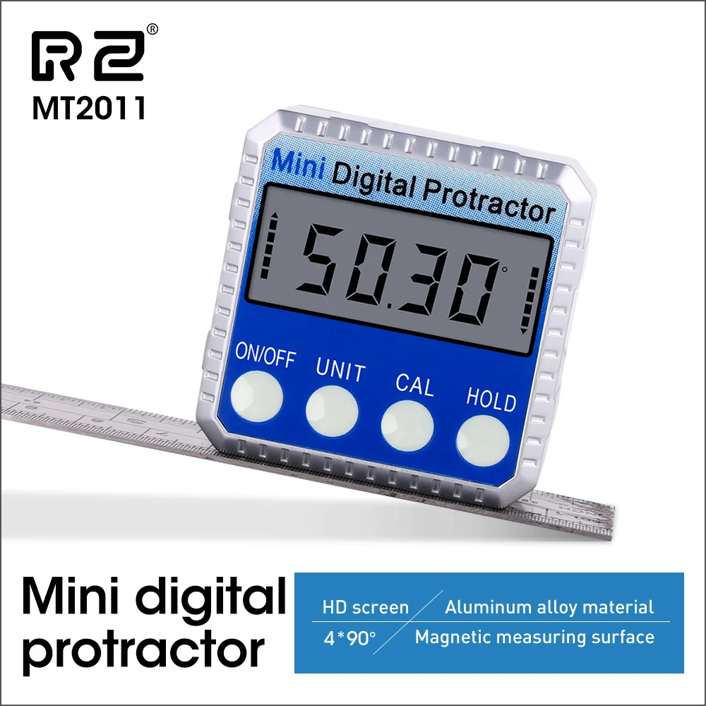 RZ Winkel Winkelmesser Universal Bevel 360 Grad Mini Elektronische Digitale Winkelmesser Neigungs Tester Mess Werkzeuge MT2010