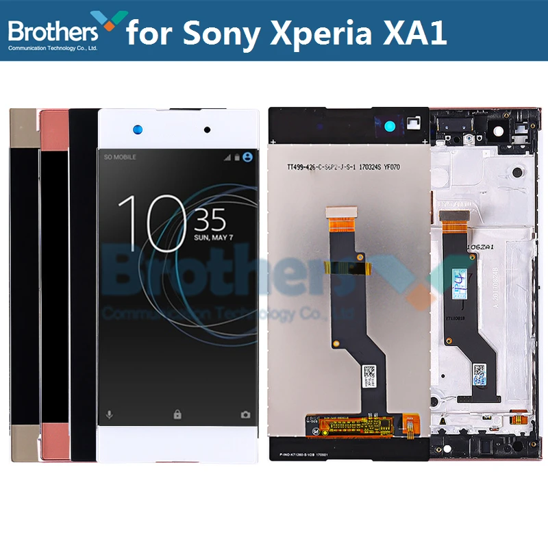 

ЖК-дисплей для Sony Xperia XA1, сенсорный экран, дигитайзер для Sony G3121, G3112, G3125, G3116, G3123, ЖК-экран в сборе, тестирование работы 100%