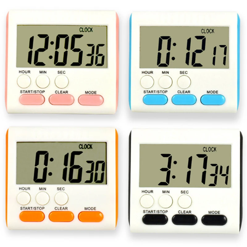 

1Pcs Multi-function kitchen baking timer with time timer electronic countdown reminder Family kitchen cooking little helper