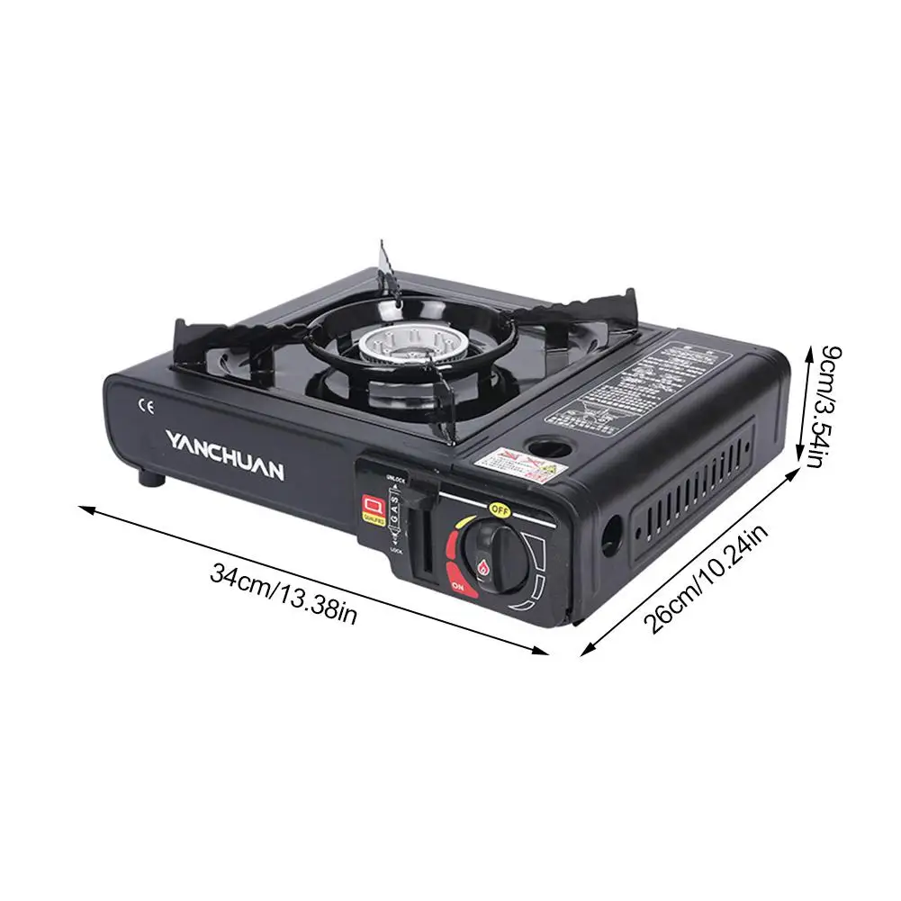 Outdoor Butanes Hot Pot Gas Stove Less Energy Consumption Adjustable Firepower Hot Pot Gas Stove Cassette Magne Field Stoves