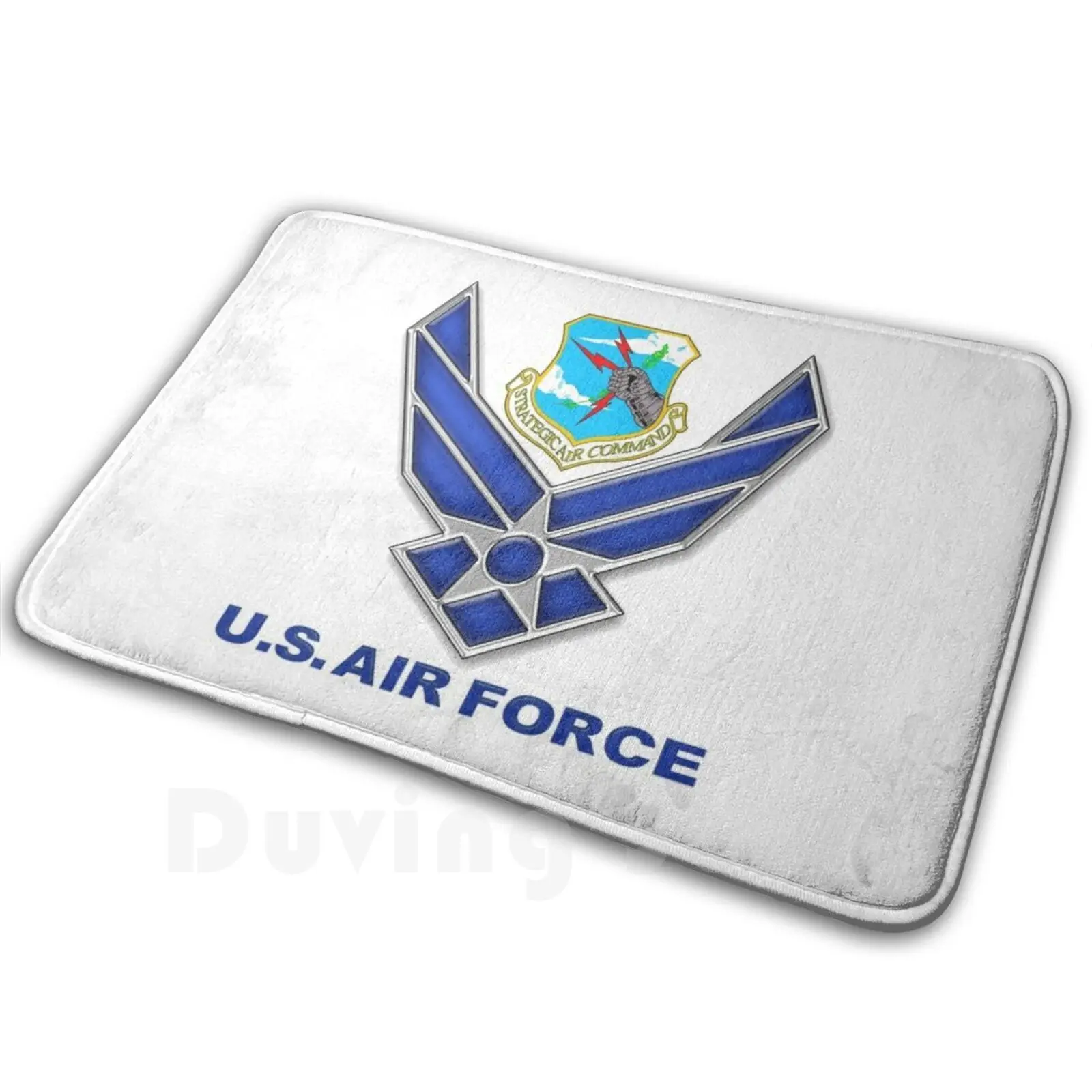 Strategic Air Command ( Sac ) Crest Mat Rug Carpet Anti-Slip Floor Mats Bedroom Usaf Us Air Force Air Force Sac Strategic Air