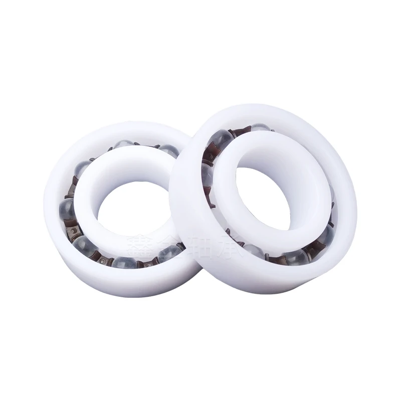 50/100pcs POM bearing 624 4x13x5mm Plastic deep groove  ball bearings with Glass balls Nylon Cage 4*13*5mm