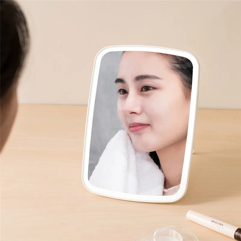 YouPin LED makeup mirror Touch-sensitive control LED natural light fill adjustable angle Brightness lights long battery