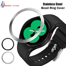 Funda de acero inoxidable para Samsung galaxy watch 4 Classic, marco de estilo de anillo de bisel, cubierta de protección, 42mm, 46mm, 3, 41mm, 45mm