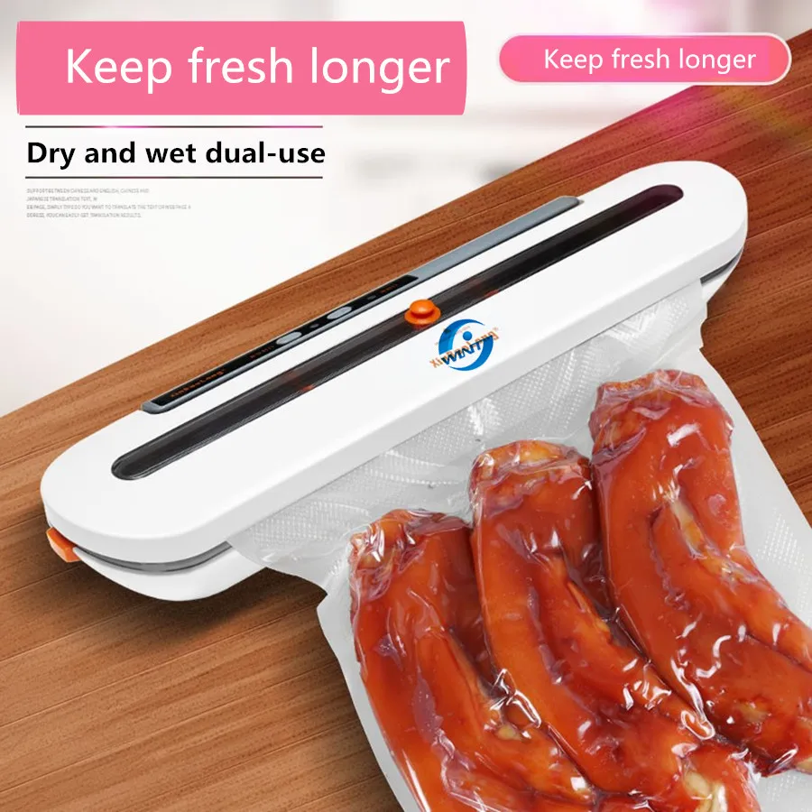 Kleine Lebensmittel vakuum verpackung Sealer haushalt abdichtung maschine vakuum Packer für Lebensmittel Halten Lange Frische