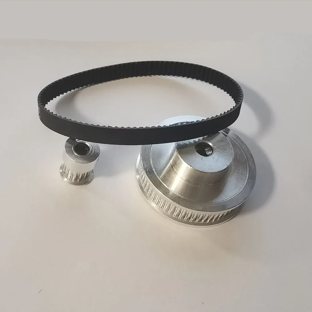 Timing Belt Pulley Set GT2 60 teeth 15 teeth Reduction 4:1/1:4 3D printer accessories belt width 6mm Bore 5 6 6.35 8 10 12 14mm