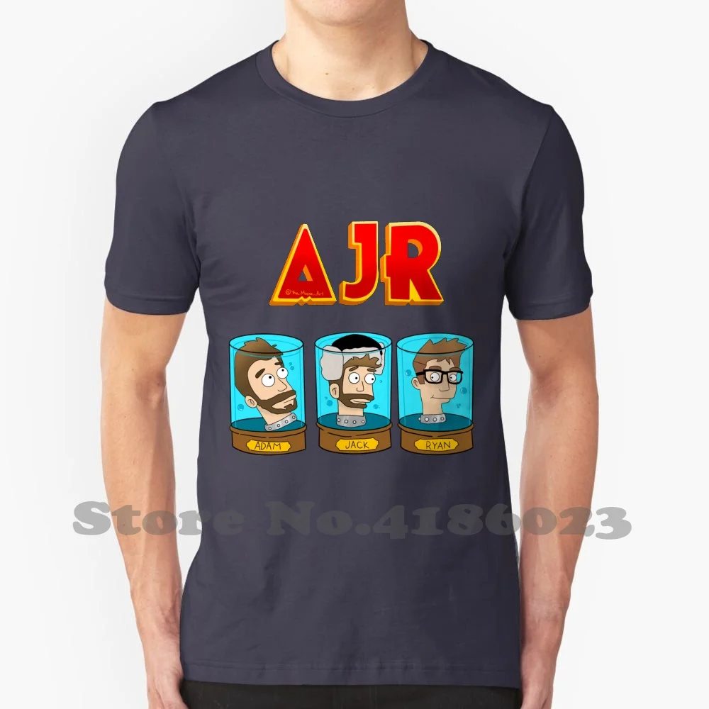 Ajr In Style 100% Cotton T-Shirt Ajr Brothers Music Neotheater The Click Cartoon Cool The _ Moose _ Art