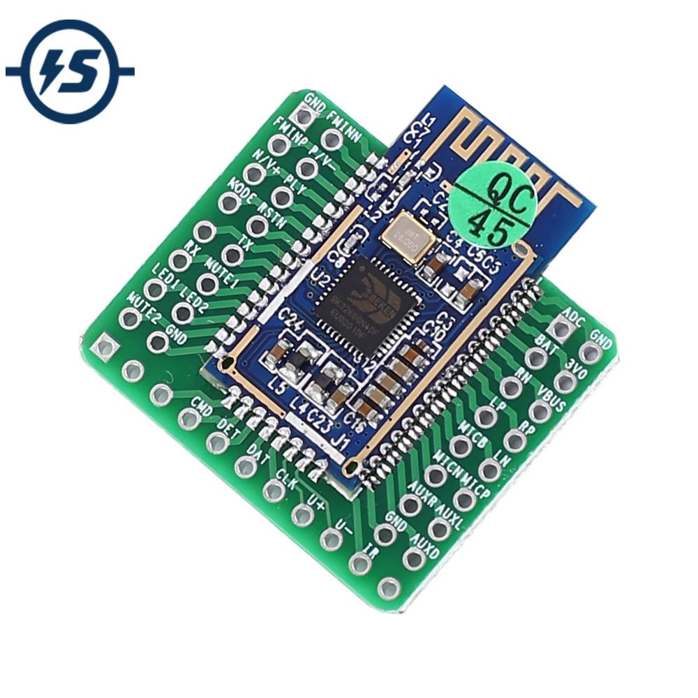 Wireless Bluetooth-Compatible Decoder Board 5.0 Support AUX Audio Receiver Module BK3266 TF Card U Disk Infrared Remote