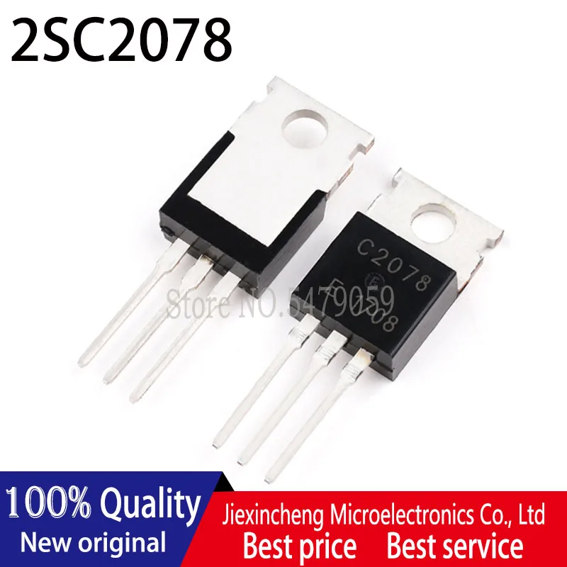 10 peças c2078 2sc2078 2sc2078e to220 novo original
