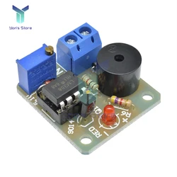 12V Accumulator Storage Battery Low Voltage Undervoltage Overcharge Discharge Sound Alarm Buzzer Detector Protection Board