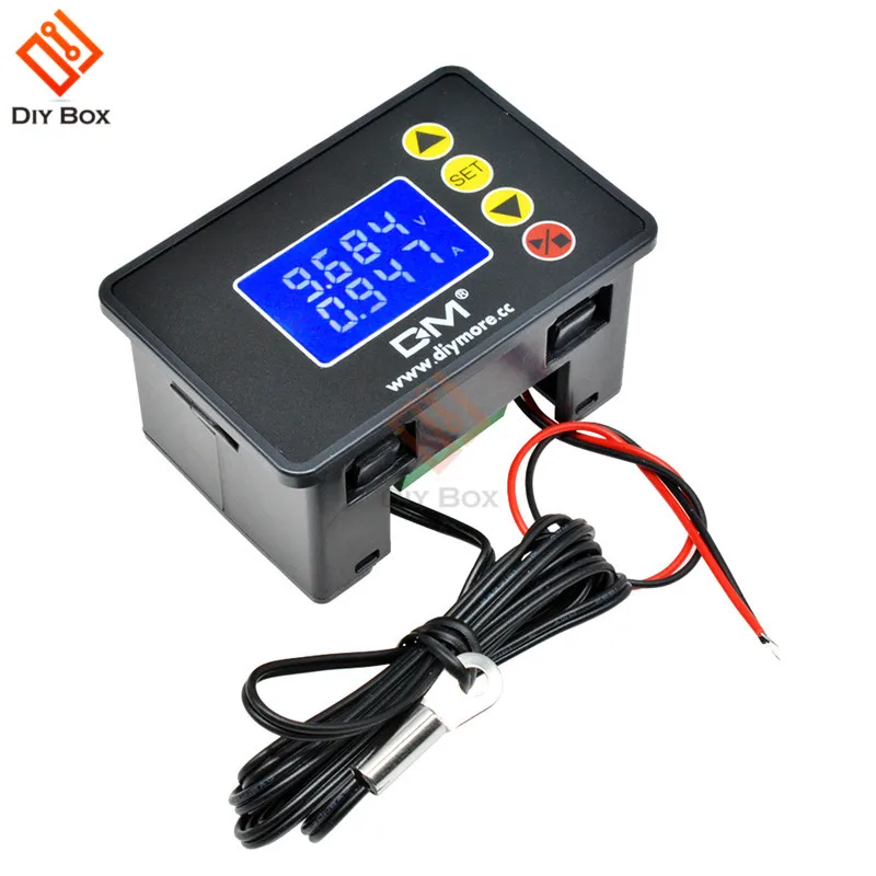 0.56" Inch Mini Digital Voltmeter Ammeter DC 100V 10A Volt Ampere Meter Amperemeter Voltage Tester LED Display Cable Connector
