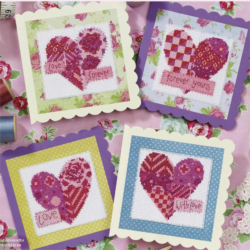 CD023 14ct Cross Stitch Kit Card Package Greeting Card Needlework Embroidery Crafts Counted Cross-Stitching Kits Christmas Gift