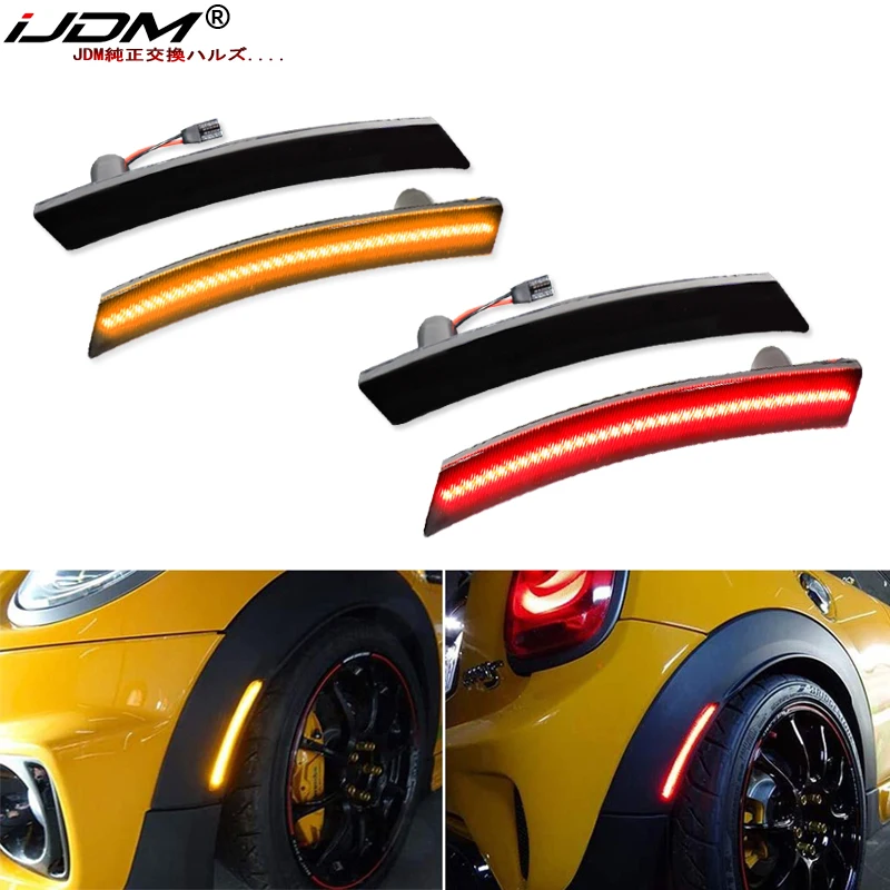 

Rear/Front LED Side Marker Light Side Repeater Lamp Turn Signal Light LED Panel Lamp for 2002-08 MINI Cooper 1st Gen R50 R52 R53